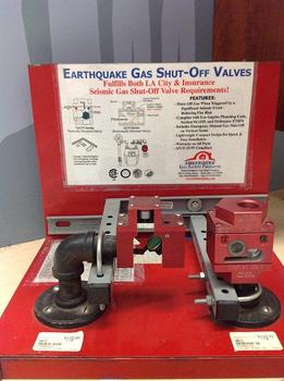 EARTHQUAKE GAS SHUT OFF VALVE