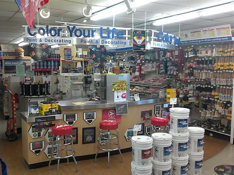 inside store