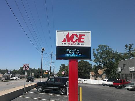 store sign
