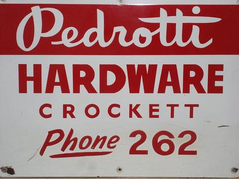 Sign off old Company Dellivery Truck