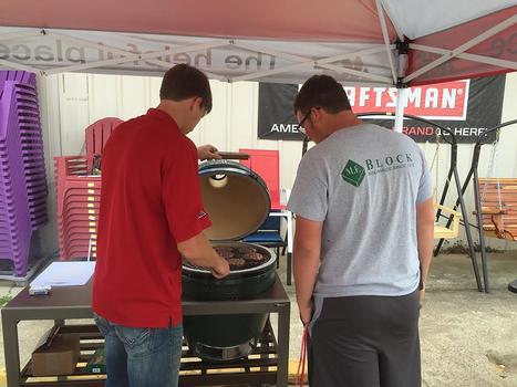Grilling on Big Green Egg