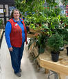 Garden Center Manager Roxie Dick
