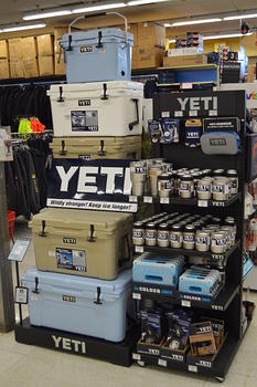 Yeti Coolers and accessories