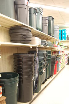 Trash cans