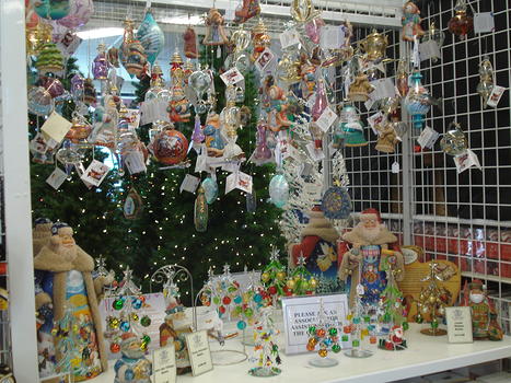 Glass and Handpainted Ornaments