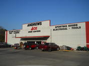 Store Front Andrews Ace Hardware
