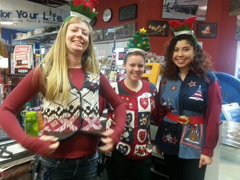 Who has the ugliest sweater?