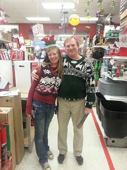 Who has the ugliest sweater?