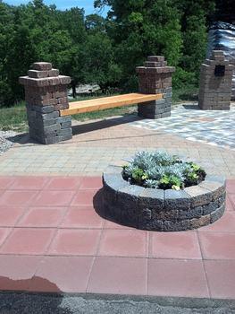 Planter and Bench