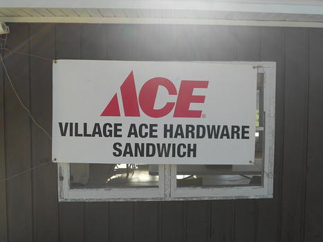 Village ACE Hardware Banner at Fishing Derby