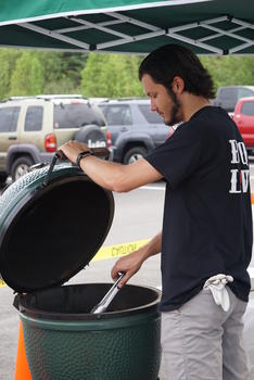 Grilling on the Big Green Egg