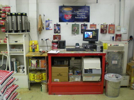 Old Paint Counter