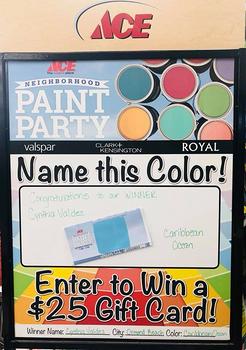 Paint Party Winner