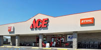 Store Front Helpful Hardware Co. Ace Three Fountains