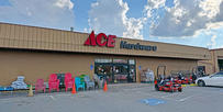 Store Front Helpful Hardware Co. Ace Midway