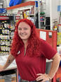 Cashier Brittany Pharr